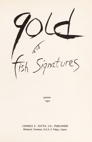 Tapa de Gold and Fish Signatures