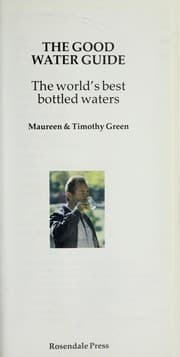 Tapa de The good water guide : the world's best bottled waters
