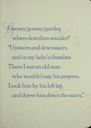 Tapa de Goosey goosey gander