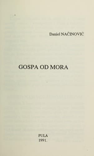 Tapa de Gospa od mora =