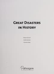 Tapa de Great disasters in history