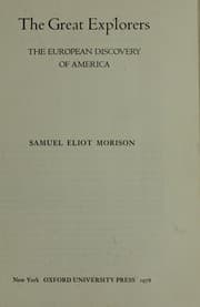 Tapa de The great explorers : the European discovery of America