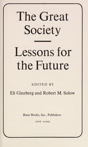 Tapa de The great society