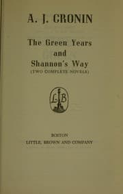 Tapa de The green years, and Shannon's way: two complete novels