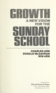 Tapa de Growth ; a new vision for the Sunday school