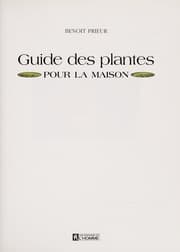 Tapa de Guide des plantes pour la maison