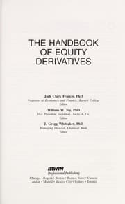 Tapa de The Handbook of equity derivatives