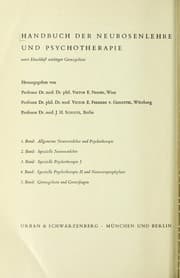 Tapa de Handbuch der Neurosenlehre und Psychotherapie
