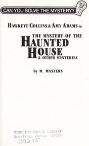Tapa de Hawkeye Collins & Amy Adams in The mystery of the haunted house & other mysteries