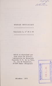 Tapa de Herbier bryologique