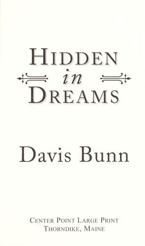 Tapa de Hidden in dreams