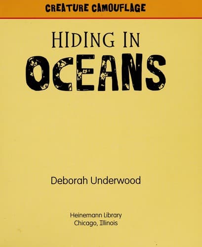 Tapa de Hiding in oceans