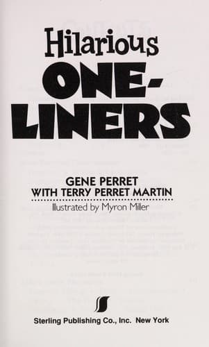 Tapa de Hilarious one-liners