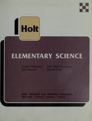 Tapa de Holt elementary science