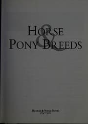 Tapa de Horse & pony breeds