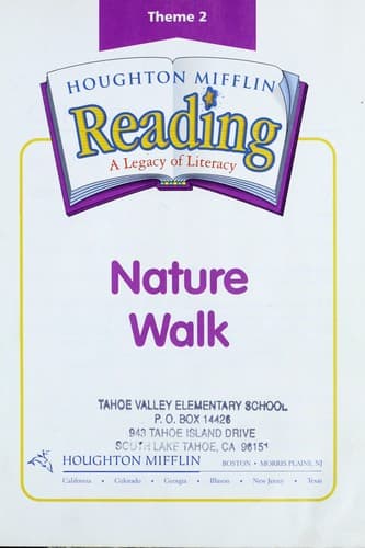 Tapa de Houghton mifflin reading phonics library