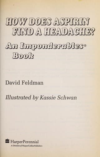 Tapa de How does aspirin find a headache?