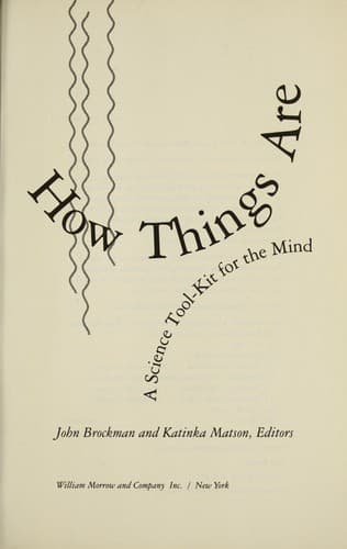 Tapa de How things are