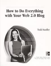 Tapa de How to do everything with your Web 2.0 blog