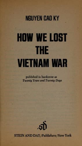 Tapa de How we lost the Vietnam War
