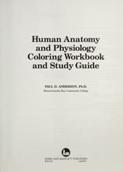 Tapa de Human anatomy and physiology coloring workbook and study guide