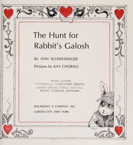 Tapa de The hunt for Rabbit's galosh