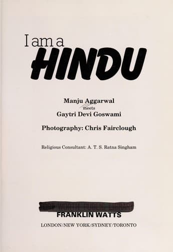Tapa de I am a Hindu