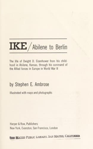Tapa de Ike: Abilene to Berlin
