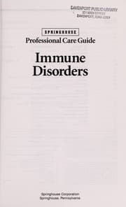 Tapa de Immune disorders