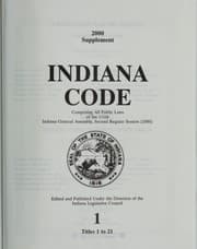Tapa de Indiana code