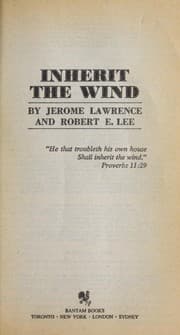 Tapa de Inherit the wind