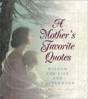 Tapa de A mother's favorite quotes