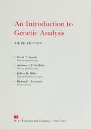 Tapa de An Introduction to genetic analysis