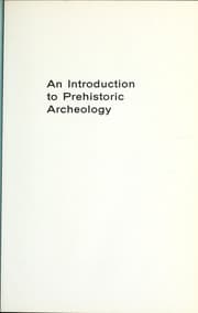 Tapa de An introduction to prehistoric archaeology [by] Frank Hole [and] Robert F. Heizer