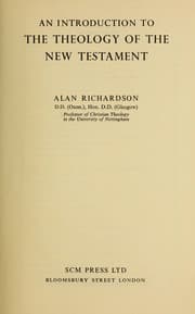 Tapa de An introduction to the theology of the New Testament