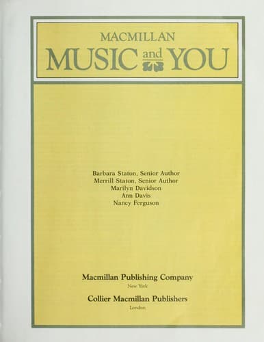 Tapa de Music and you