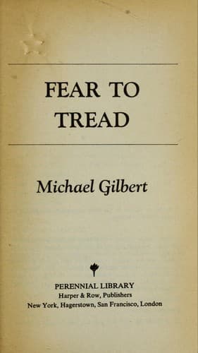 Tapa de Fear to tread