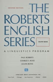 Tapa de The Roberts English Series
