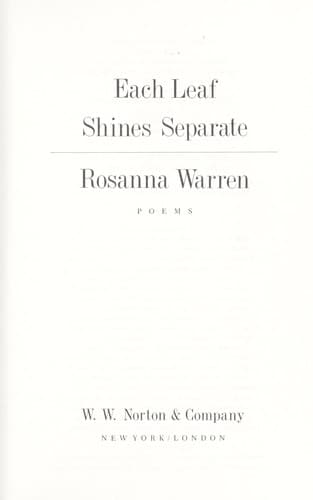 Tapa de Each leaf shines separate