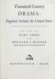 Tapa de Twentieth century drama: England, Ireland [and] the United States