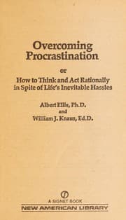 Tapa de Overcoming procrastination