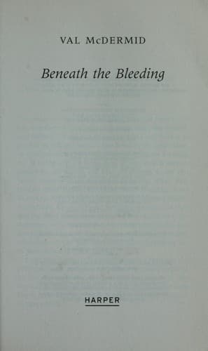 Tapa de Beneath the bleeding