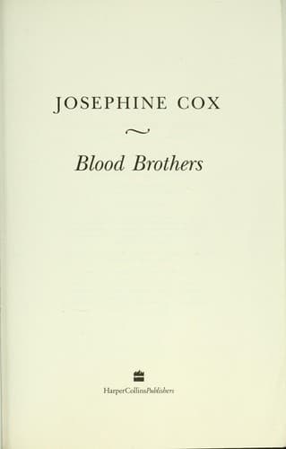Tapa de Blood brothers