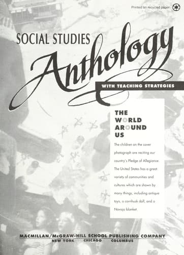 Tapa de Social studies anthology