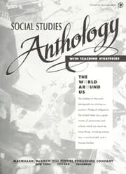 Tapa de Social studies anthology