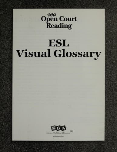 Tapa de SRA Open Court reading