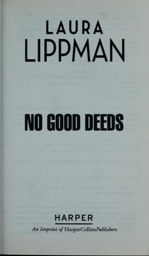 Tapa de No good deeds