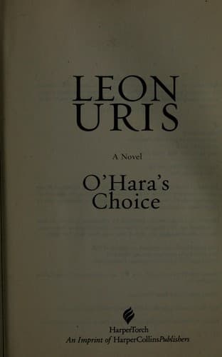 Tapa de O'Hara's choice