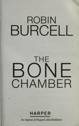 Tapa de The bone chamber