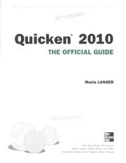 Tapa de Quicken 2010